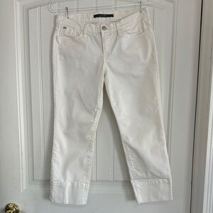 Joe's Jeans Women's Cropped White Jeans